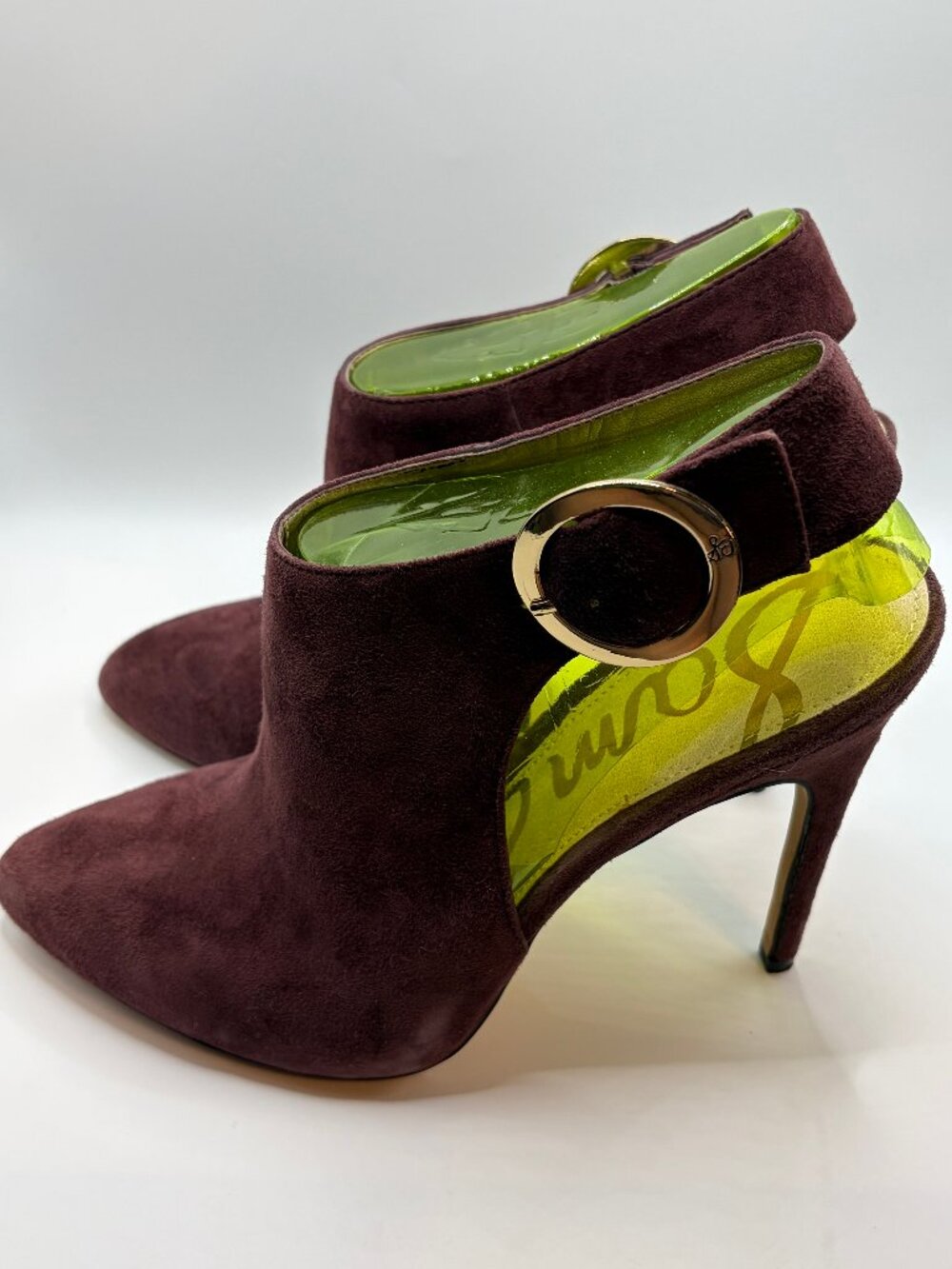 Sam Edelman Julian Suede Slingback Stiletto Heels Size 8.5